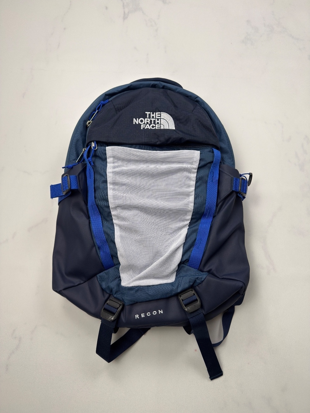 The North Face Recon Backpack Blue Outdoor Hiking Gear